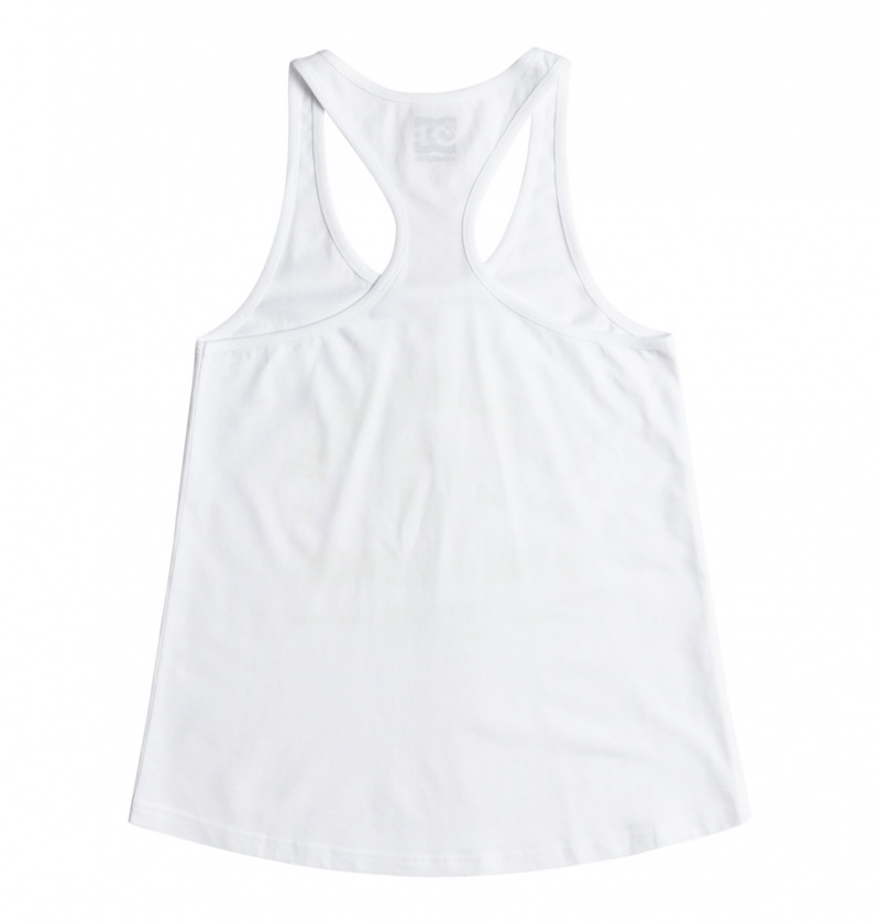 DC Shoes x Monegros - Vest Top Białe | 47659WOFD